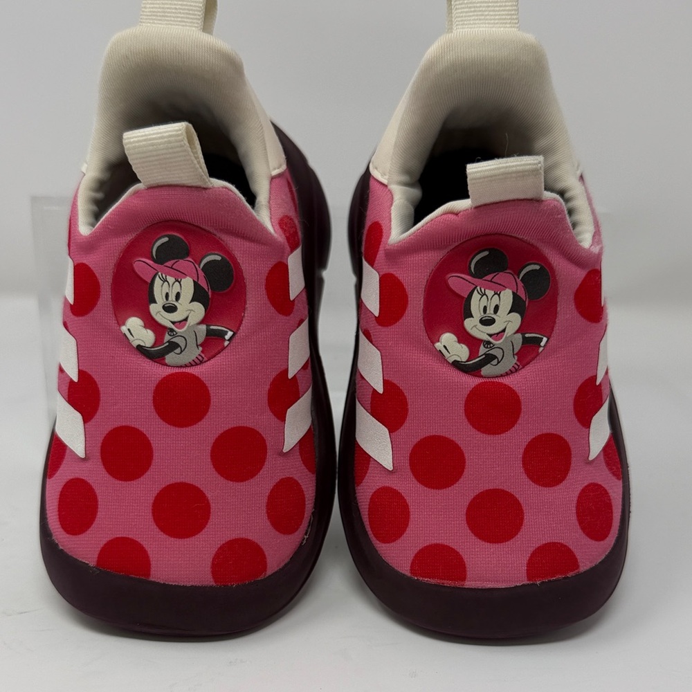 Adidas toddler girls Minnie Mouse Monofit Slip-on Training Sneakers Size 51/2 K - Picture 4 of 8